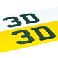 Car 3D Carbon Plates