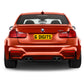 Car 3D Carbon Plates